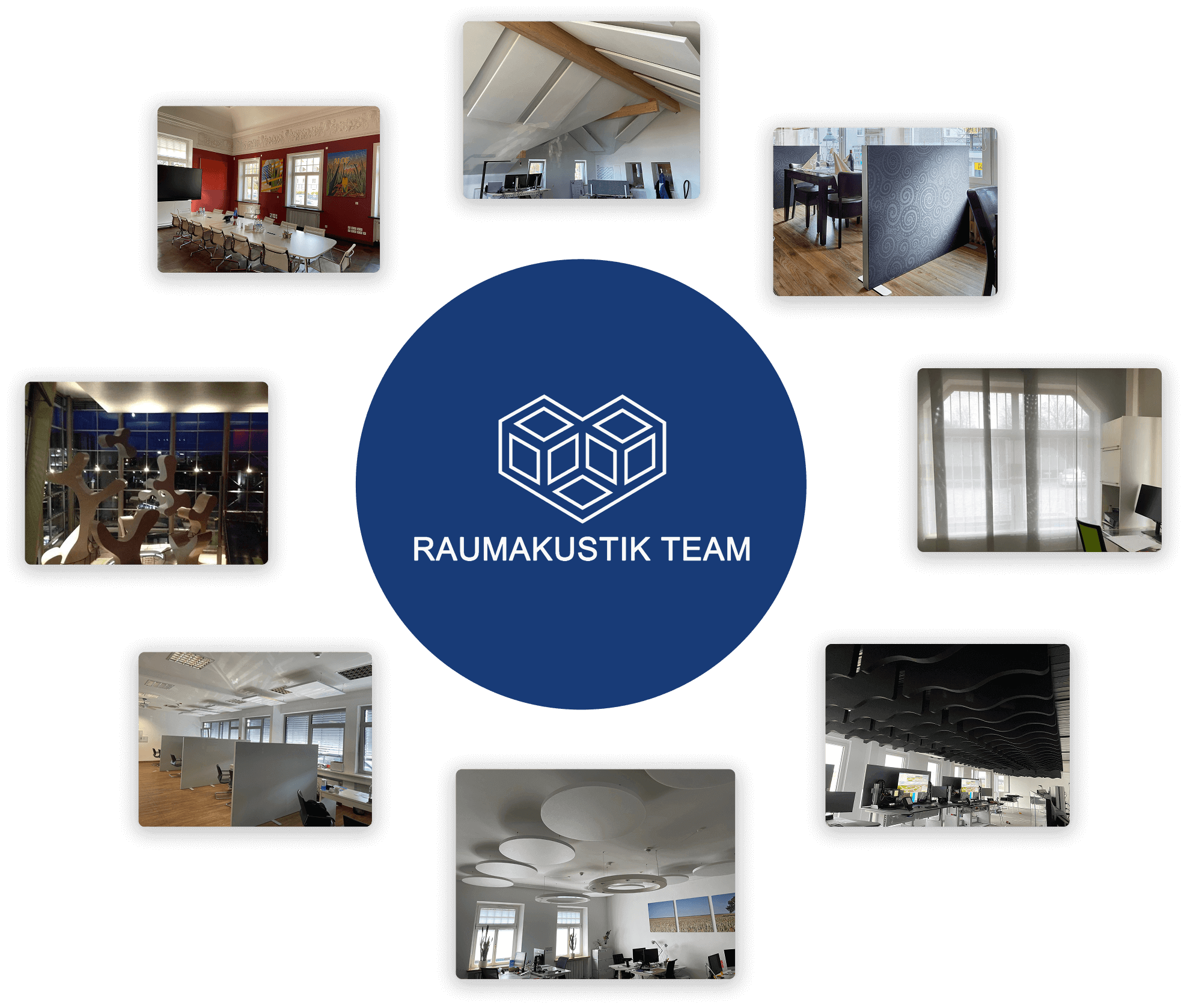 Raumakustik Team: Raumakustik verbessern im Büro