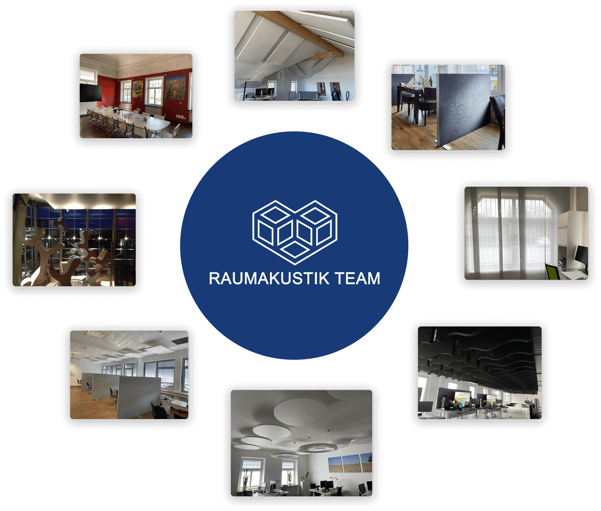 Raumakustik Team: Raumakustik verbessern im Büro